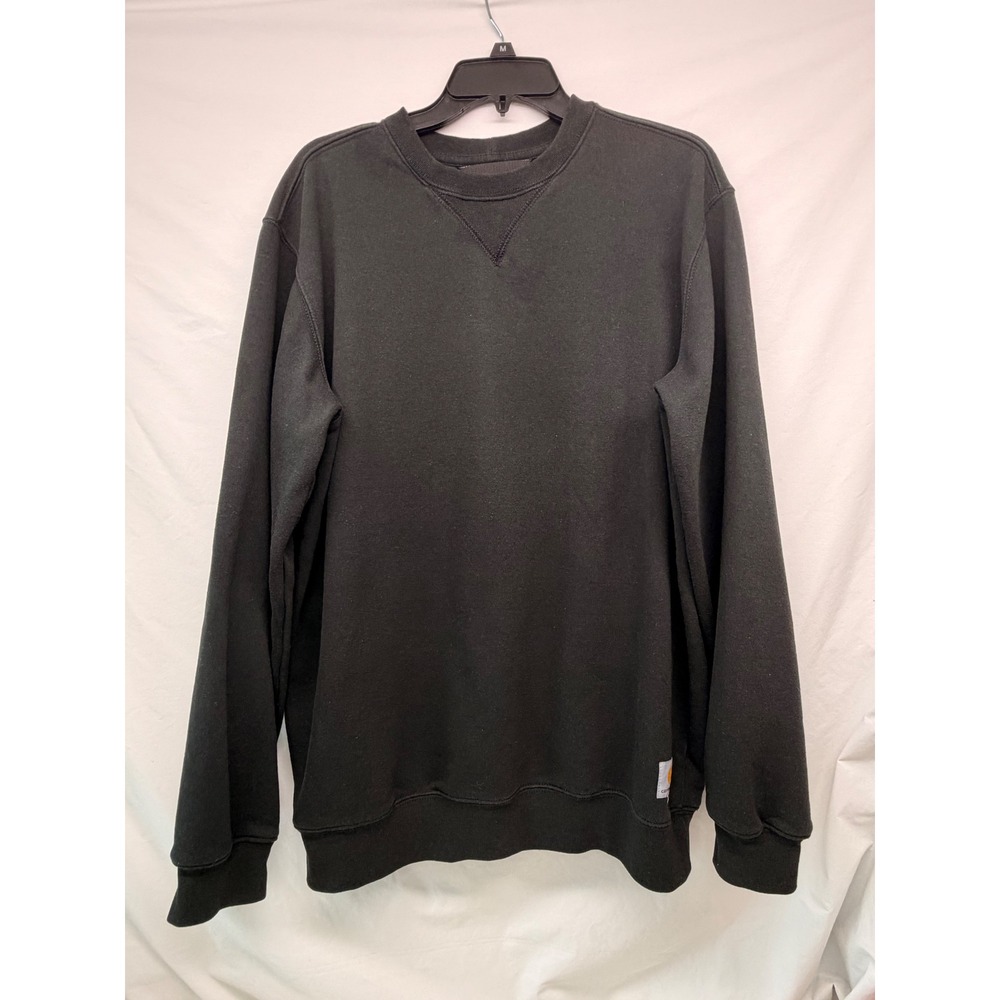 Carhartt Loose Fit Crewneck Sweatshirt Mens Medium Black K124 BLK Pullover